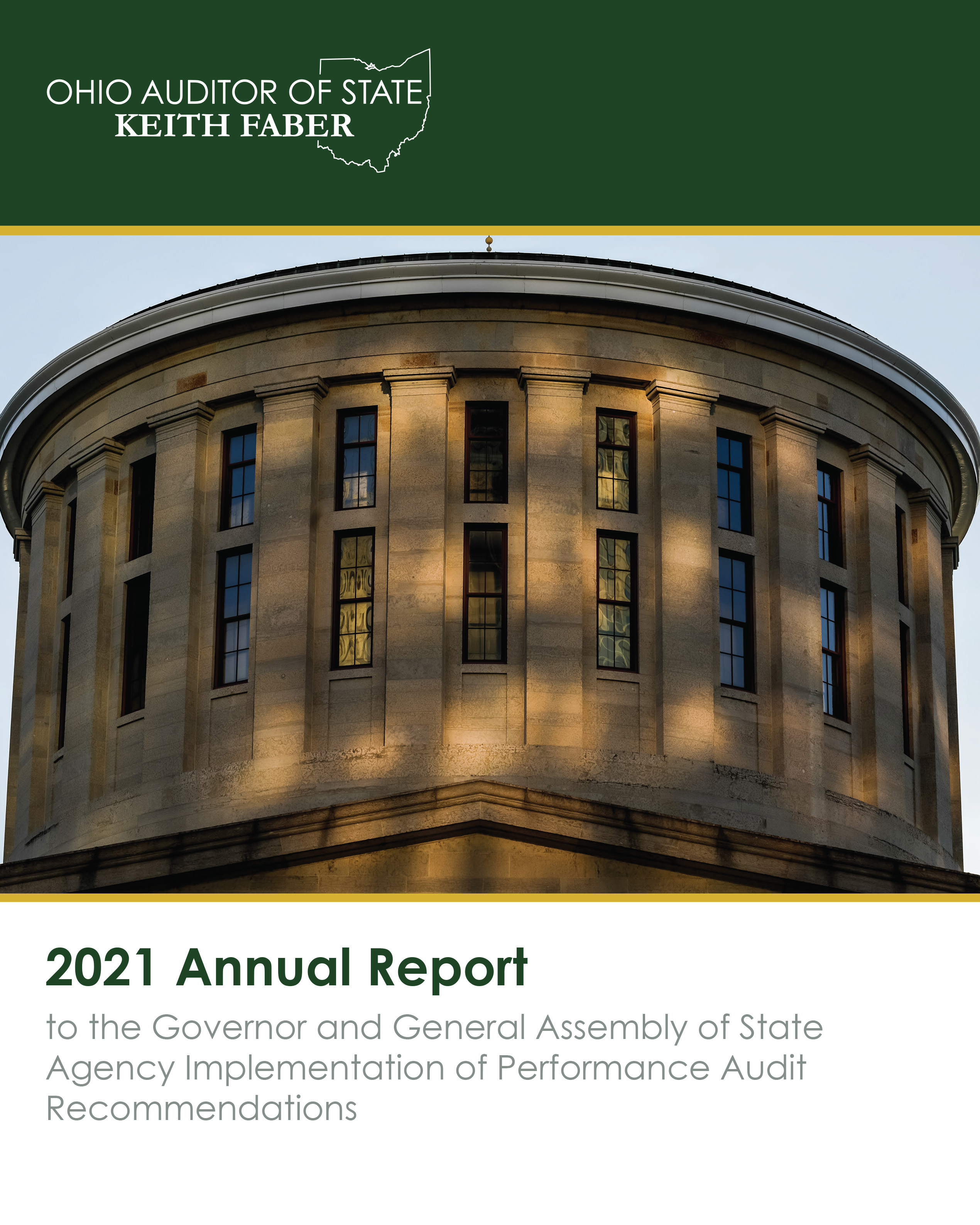 2021 Annual Report Cover